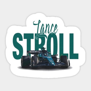 Lance Stroll Racing Car Sticker
